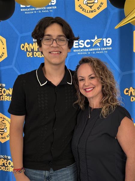 Bilingual/ESL/ForLang Dept-MISD (@bil_misd) on Twitter photo ¡Felicidades, Joaquín!
Joaquín Martinez <a href="/cobras047/">Cathey Middle School</a> finished 2nd place today at the Texas Spanish Spelling Bee in El Paso!
Next, representing <a href="/McAllenISD/">McAllen ISD</a> at the National Spanish Spelling Bee July 11th. <a href="/RocioNava2017/">Rocio Nava</a> <a href="/mjherrera705/">Miguel A. Herrera</a> <a href="/esc1bilingual/">Region One Bilingual</a> <a href="/UTRGVCBS/">UTRGV Center for Bilingual Studies</a> ¡Felicidades, Joaquín!
Joaquín Martinez <a href="/cobras047/">Cathey Middle School</a> finished 2nd place today at the Texas Spanish Spelling Bee in El Paso!
Next, representing <a href="/McAllenISD/">McAllen ISD</a> at the National Spanish Spelling Bee July 11th. <a href="/RocioNava2017/">Rocio Nava</a> <a href="/mjherrera705/">Miguel A. Herrera</a> <a href="/esc1bilingual/">Region One Bilingual</a> <a href="/UTRGVCBS/">UTRGV Center for Bilingual Studies</a>