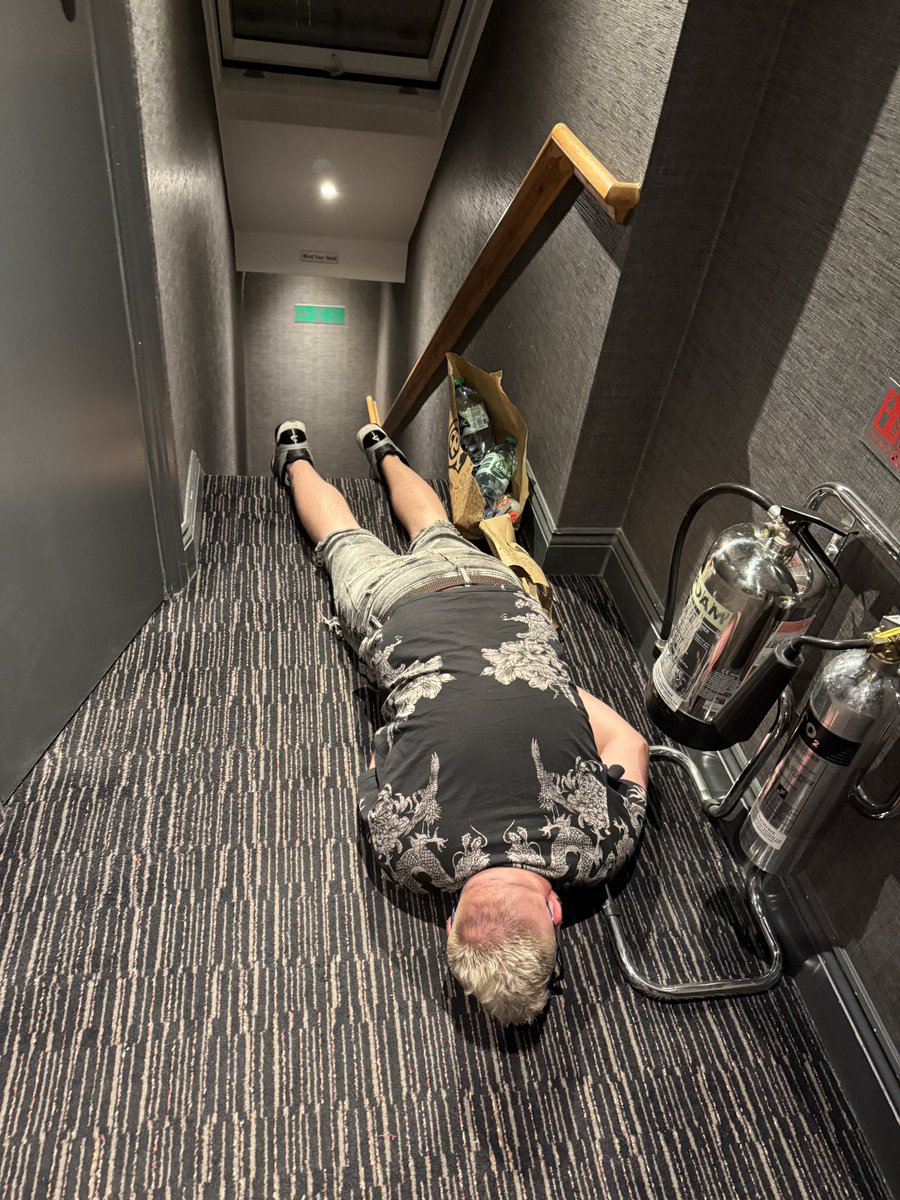 He’s had a good night and is definitely not drunk