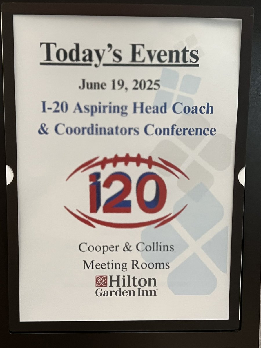 Israel Harper (@coachharper_6) on Twitter photo Soaked up a lot knowledge hearing <a href="/CoachStuJohnson/">Stu Johnson</a> present at the <a href="/I20FBClinic/">I-20</a> 📝
Grateful to learn under him and all I can say is <a href="/MBHSFootball/">MBHS Bronco Football</a> is in great hands!🐎
#BET Soaked up a lot knowledge hearing <a href="/CoachStuJohnson/">Stu Johnson</a> present at the <a href="/I20FBClinic/">I-20</a> 📝
Grateful to learn under him and all I can say is <a href="/MBHSFootball/">MBHS Bronco Football</a> is in great hands!🐎
#BET