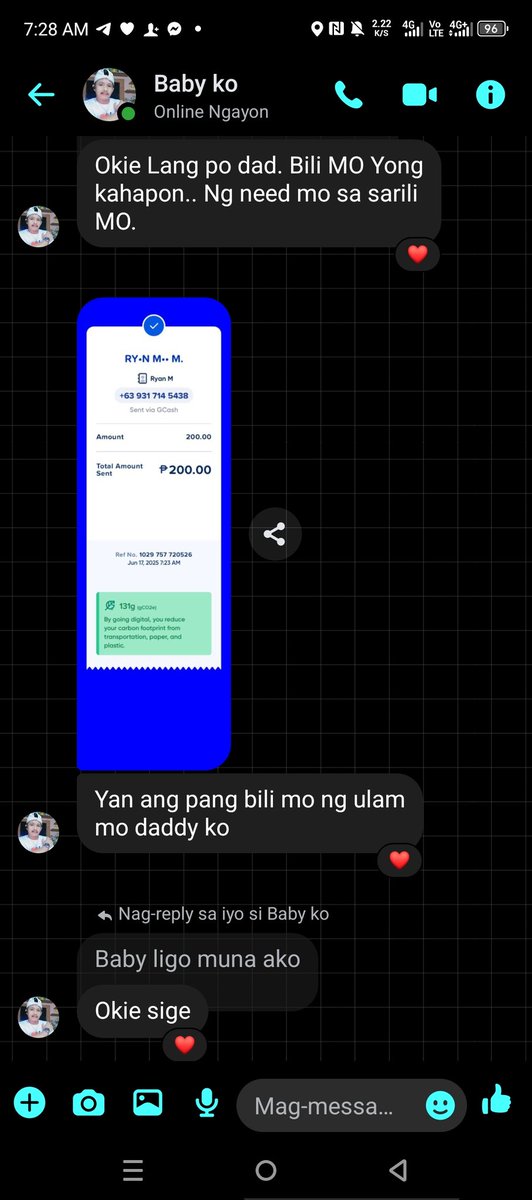Gelotenorio3's tweet photo. Morning sa mahal ko na baby ko :) ingat ka baby kain kana https://t.co/qTHuiOvaH5