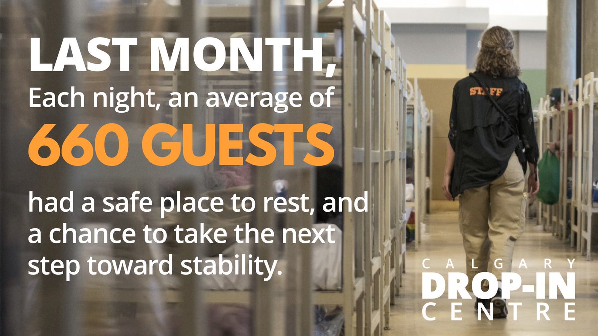 With summer on the horizon and the weather warming up, we provided shelter to an average of 660 guests per night last month. Warmer days may bring fewer people through our doors, but the need doesn’t go away. 

Click the link below to learn more. 

calgarydropin.ca
