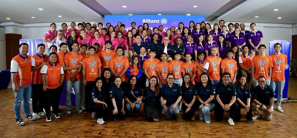 manelavice's tweet photo. Just like how Rebisco aims to nourish Filipino families with good food, the same spirit of caring and supporting others is what drives Allianz. Their vision of being the insurance partner of choice — guiding and protecting their customers throughout their entire life journey — really resonates with us. It’s about building trust, providing security, and being there through every step — just like how we aim to make a positive impact in our communities.

In the end, we’re not just playing volleyball; we’re building stronger communities, sharing victories and making a difference. We look forward to more exciting seasons and more moments to celebrate — with Allianz’s continued support.

Thank you, @allianzpnblife, for being with us in this journey.🩷💜🧡💙