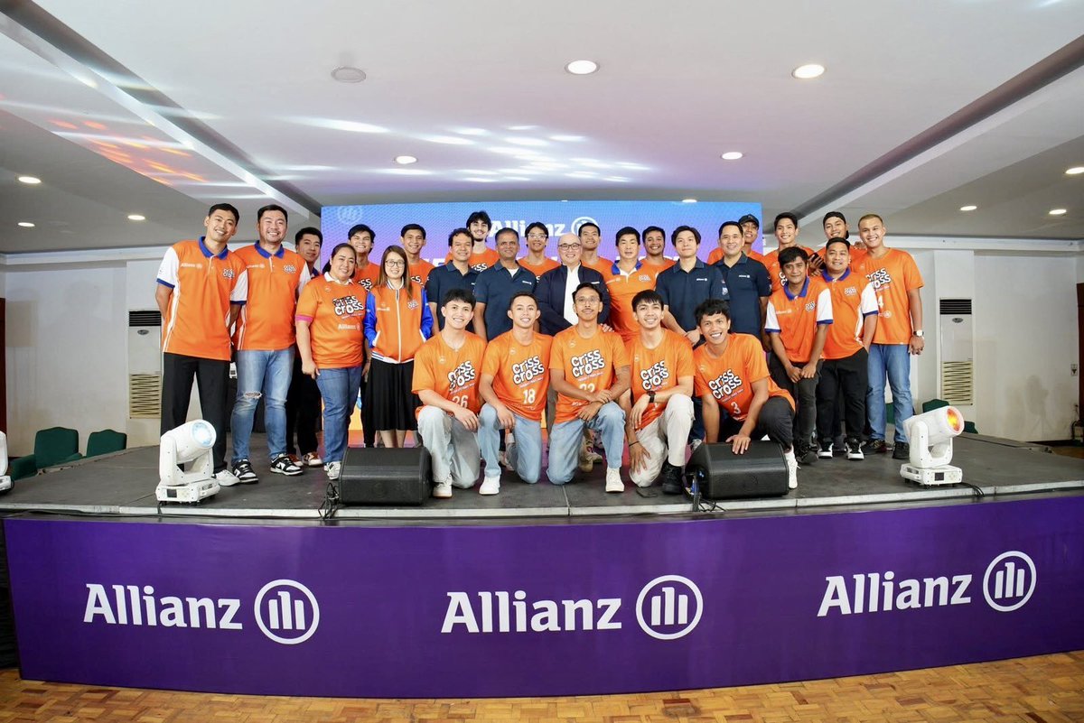manelavice's tweet photo. Just like how Rebisco aims to nourish Filipino families with good food, the same spirit of caring and supporting others is what drives Allianz. Their vision of being the insurance partner of choice — guiding and protecting their customers throughout their entire life journey — really resonates with us. It’s about building trust, providing security, and being there through every step — just like how we aim to make a positive impact in our communities.

In the end, we’re not just playing volleyball; we’re building stronger communities, sharing victories and making a difference. We look forward to more exciting seasons and more moments to celebrate — with Allianz’s continued support.

Thank you, @allianzpnblife, for being with us in this journey.🩷💜🧡💙