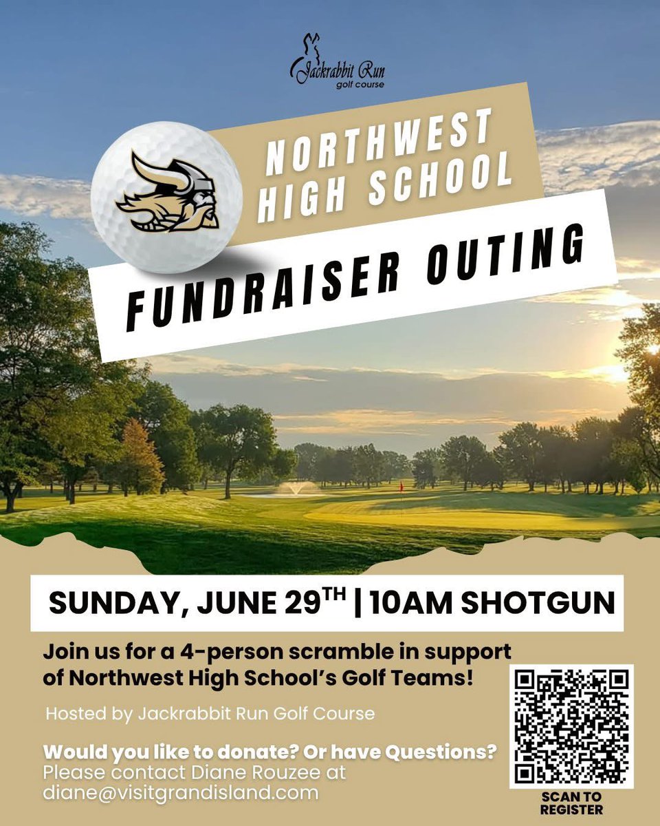 There’s still time and we’ve still got room for more teams! Wend love to have you there to support our golf teams! #ginwvikings