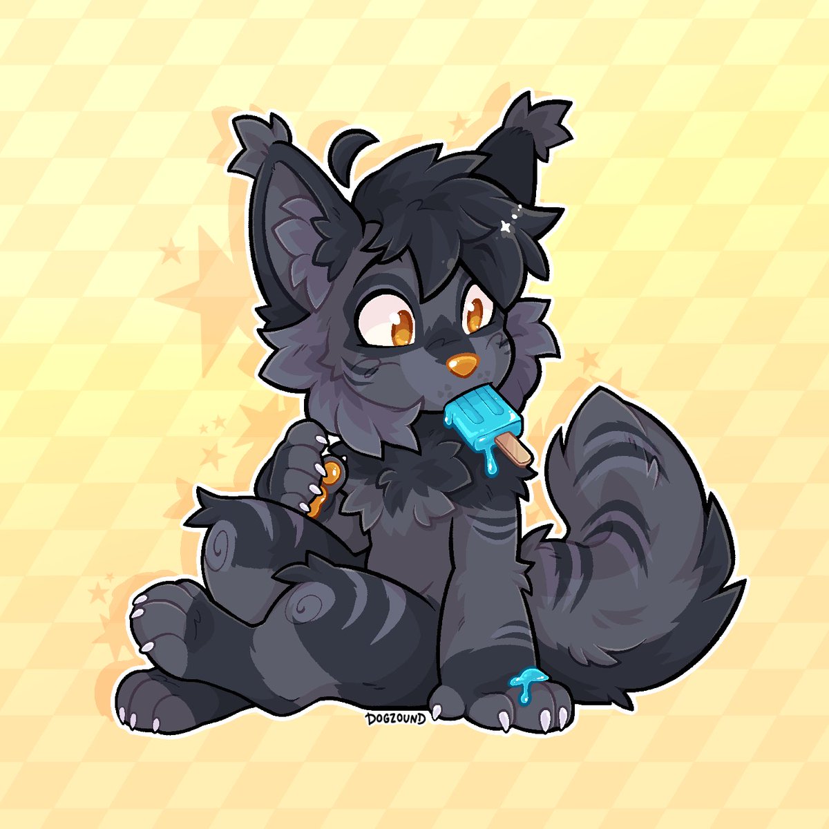 Chibi for <a href="/ImMylo_/">Mylo!</a> ! 🍭🧊 (no icepop emoji? >:\ )