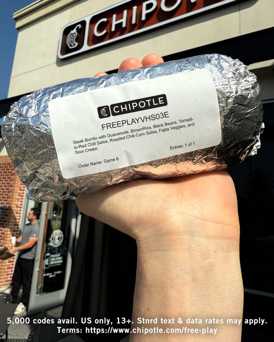 ChipotleTweets's tweet image. if u love watching refs watch basketball this code drop is not for u
text the code hidden in this image to 888-222