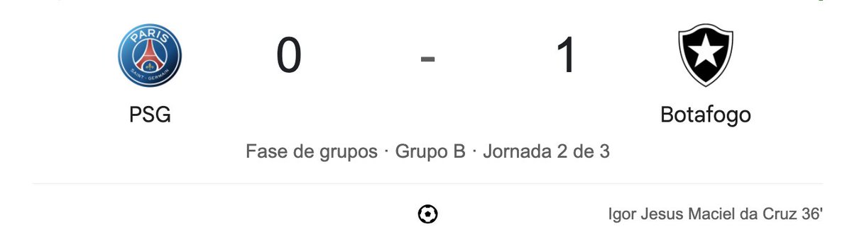 Sí, estás viendo bien. 

Sí, está volviendo a pasar después de muchísimos años. 

EL CAMPEÓN DE LA COPA LIBERTADORES LE ESTÁ GANANDO AL CAMPEÓN DE LA CHAMPIONS LEAGUE EN UN TORNEO OFICIAL DE LA FIFA.