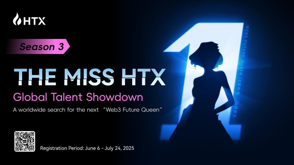 HTX Community (@htxcommunity) on Twitter photo 👑 The Miss #HTX is BACK! Calling all #Web3 queens❤Are you the next global face of #crypto?💎
✅Follow <a href="/HTXCommunity/">HTX Community</a> + RT
💎 What You’ll Get:
1⃣ Top 12 win cash prizes
2⃣ Direct access to high-paying roles
3⃣ Massive industry exposure
4⃣ Travel bonus + 1-day SG city tour
5⃣ 👑 The Miss #HTX is BACK! Calling all #Web3 queens❤Are you the next global face of #crypto?💎
✅Follow <a href="/HTXCommunity/">HTX Community</a> + RT
💎 What You’ll Get:
1⃣ Top 12 win cash prizes
2⃣ Direct access to high-paying roles
3⃣ Massive industry exposure
4⃣ Travel bonus + 1-day SG city tour
5⃣