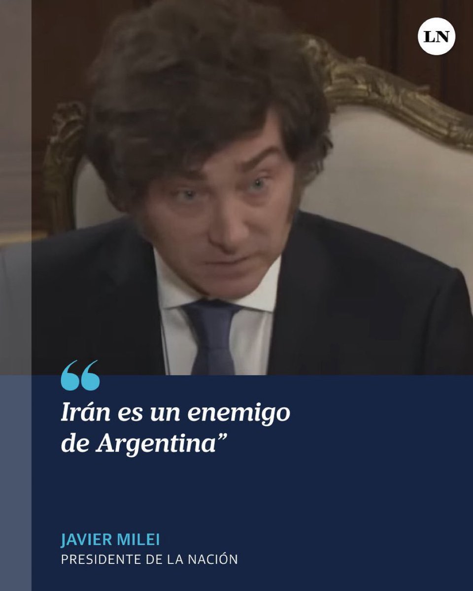 El Presidente acaba de decir que Irán es enemigo de la Argentina. No solo es un irresponsable sino que tiene que ser sometido ya a juicio político. Nuestro país no tiene ningún tipo de alianza natural con Israel, ni con su actual gobierno criminal. Cualquier ataque que sufra el