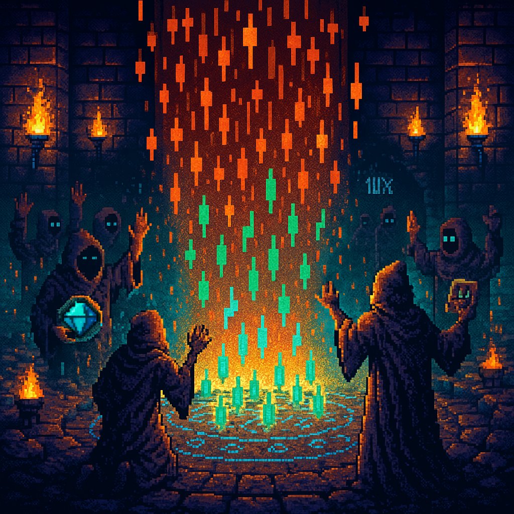 Bear markets don’t break us—they baptize us.
Every dip is a cultist’s rite of passage. 

#LOWCAP #DiamondHands