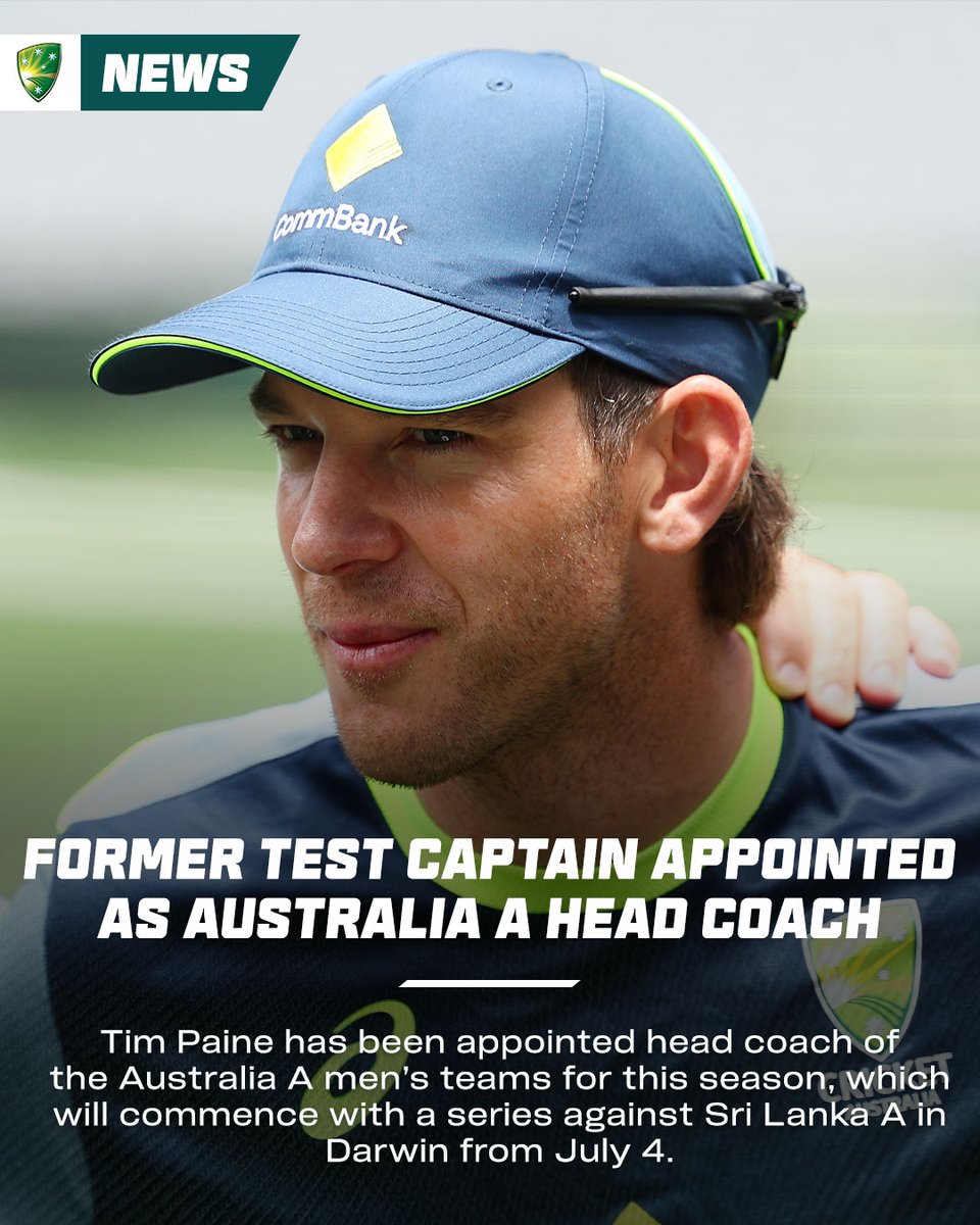 Congratulations to the former Australian wicket-keeper 👏