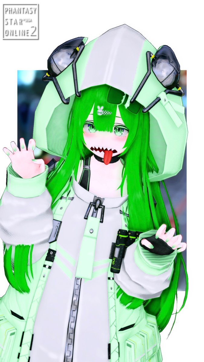 mist0915's tweet image. おはません〰️❕
緑色お試し💚👅