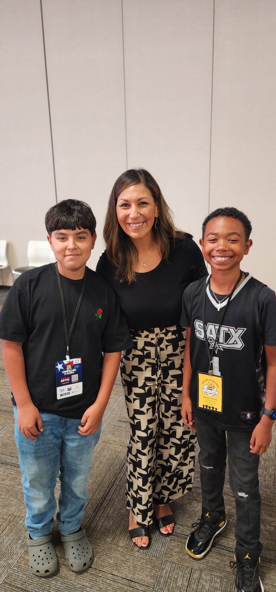 I am so incredibly proud of these two amazing young men for representing themselves, their families, their love for the Spanish language, Northside and themselves with so much grace and poise. Santiago and Mateo are truly an inspiration! #TXSpanishBee
