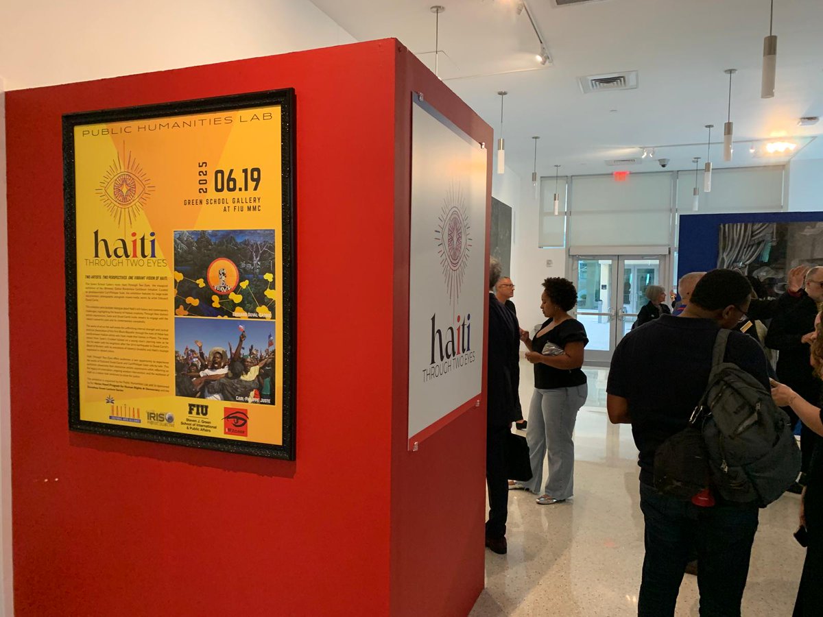 PreferredPiece's tweet photo. What an honor to join my fellow humanitarians tonight at the opening of “Haiti Through Two Eyes”.

This incredible exhibit showcased the powerful documentary photography of Carl-Philippe Juste alongside the visionary mixed-media work of Edouard Duval-Carrié. https://t.co/OChUnrFujW