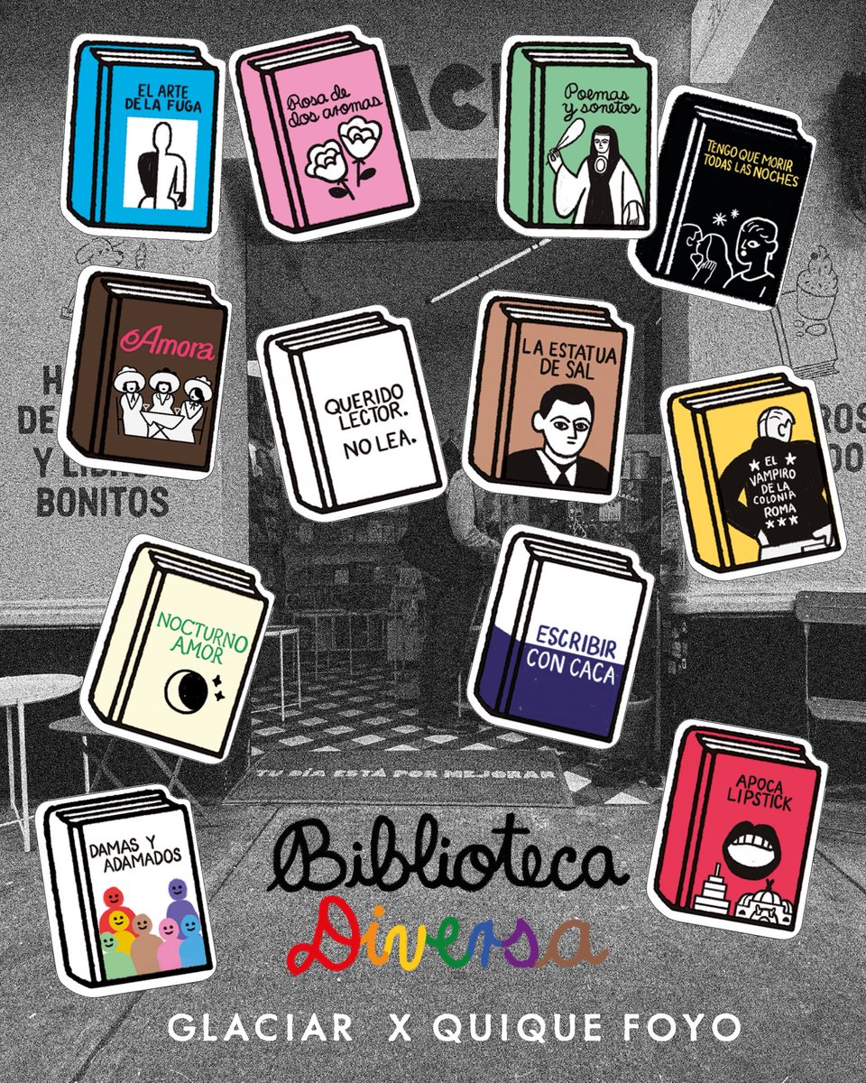 Glaciar libros helados tweet media