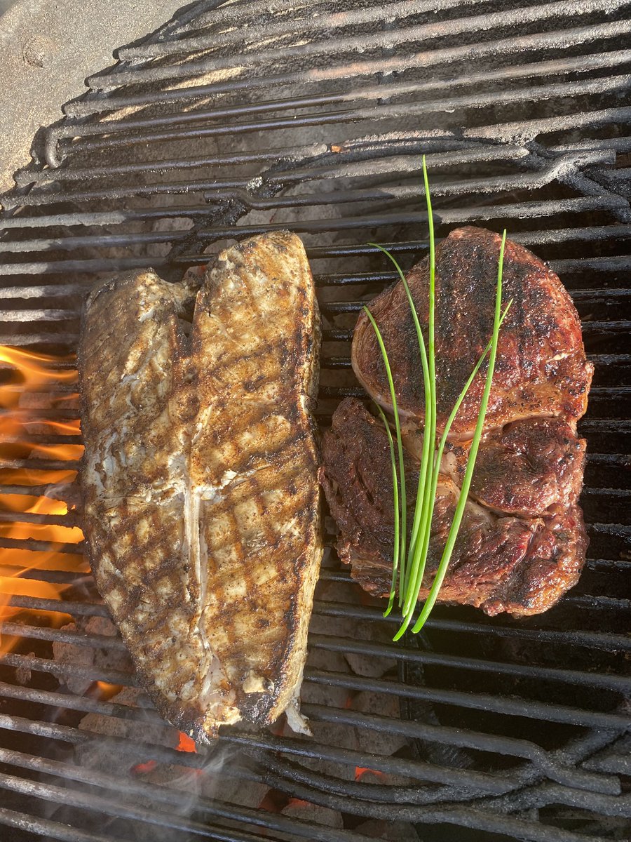 Surf &amp; Turf on Juneteenth.
Thea Singer made a spectacular salad.