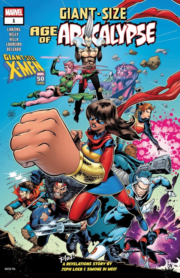 Comixfan's tweet photo. New #Marvelhomage! Giant-Size Age of Apocalypse #1 / X-Men: Alpha #1! #marvel #homage #giantsize #ageofapocalypse #xmenalpha @MarvelComicsHQ @Marvel @AdamKubert @JoeMadx https://t.co/Z3019ZzrUj