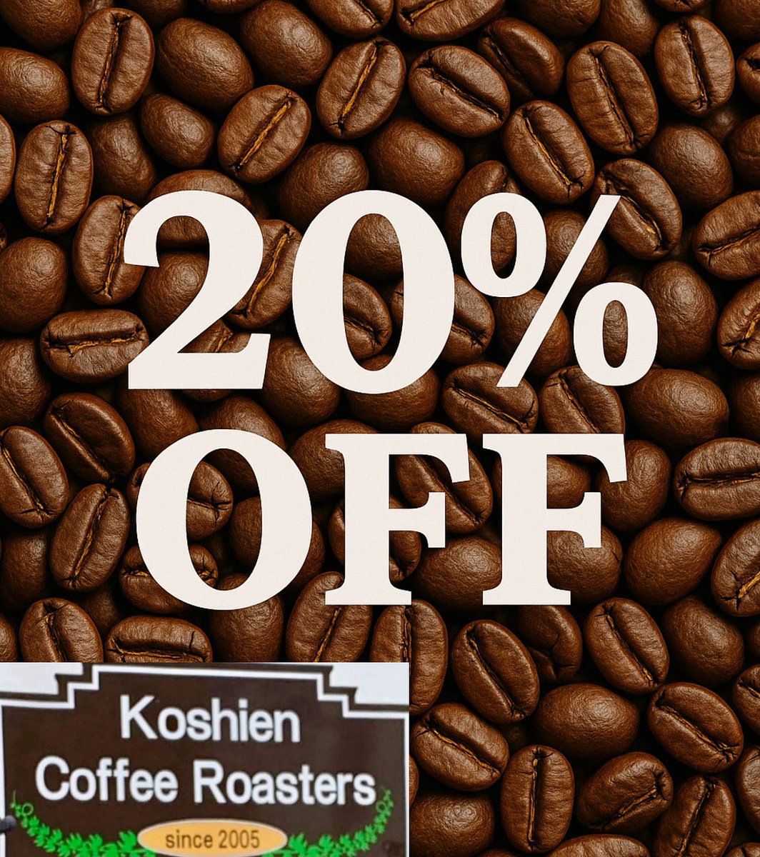 本日6月20日(金)は珈琲豆20%OFFです！
お得にお買い求めください。

#甲子園グルメ #珈琲時間☕ #coffeelovers☕☕ #スペシャルブレンド #オリジナルドリンク #ドリップバッグ #koshiencoffeeroasters #甲子園コーヒーロースターズ #甲子園コーヒー #アイスコーヒー