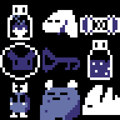 Prática pixel art 19/06

Pré-Gripe me deixou com um sono absurdo.
Hoje fiz alguns ícones e alguns inimigos de Cave Story.

#pixelart #aseprite