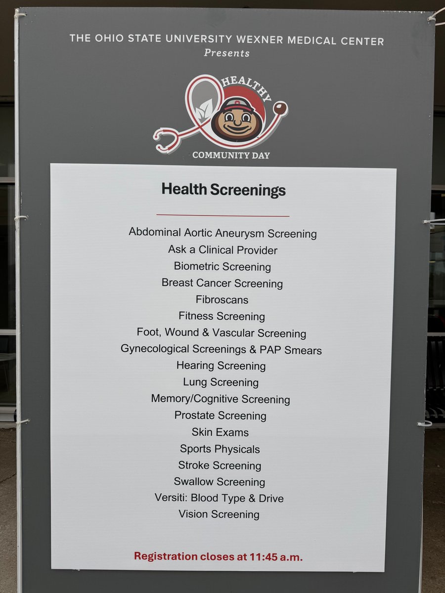 OhioStateWIMS's tweet image. Thank you to @OSUWexMed @OSUCCC_James @nationwidekids physicians, APPs, and staff volunteers for OSU Healthy Community Day on June 7th and Uplift Her @aawalknation on June 18th with free health screenings, mammograms, and health education.