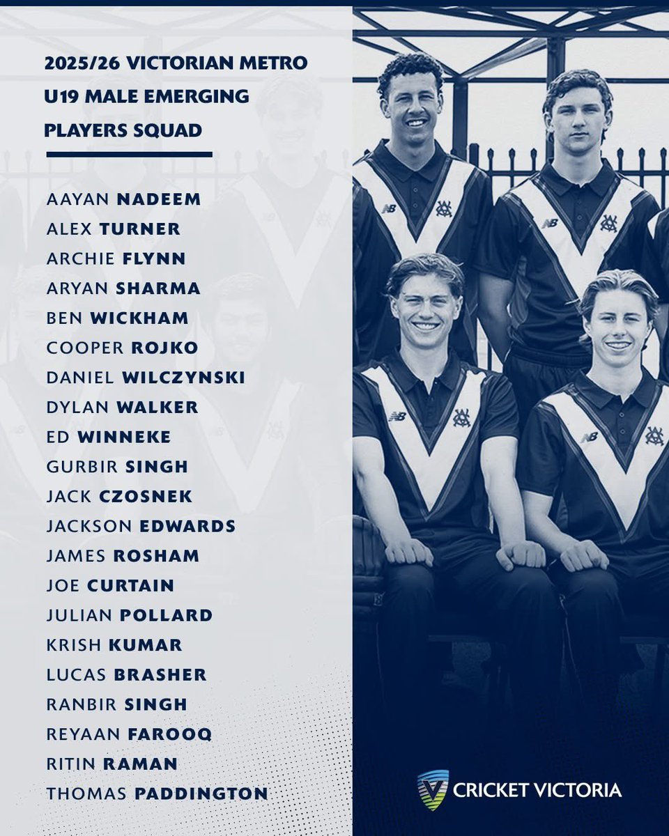 A huge congrats to Jobe Fraser and Ed Winneke on their selections in the U19 Emerging Players Squads!

Go well lads!