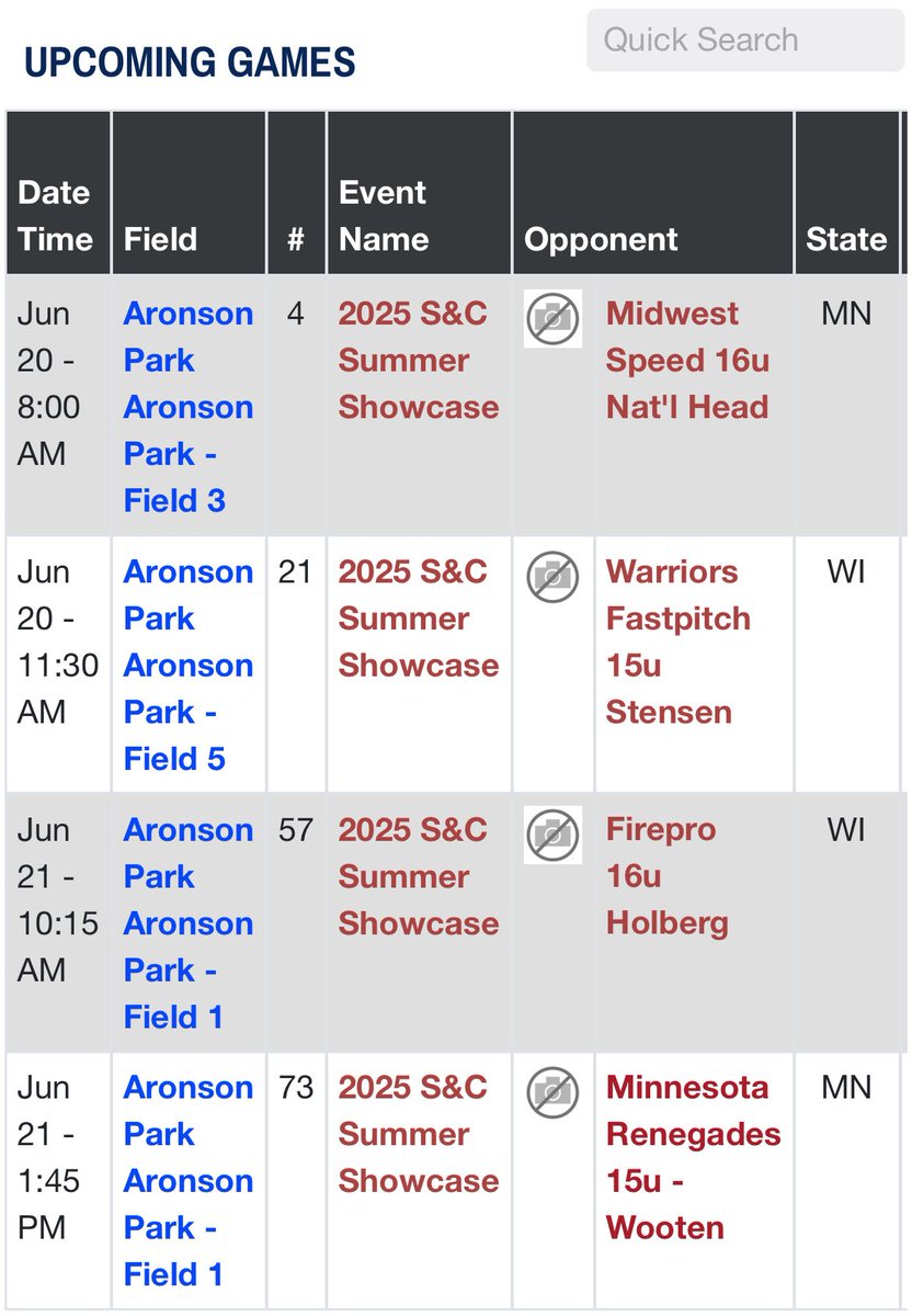 Sadie Meyer (@sadiemeyerr) on Twitter photo Excited to play this weekend! Here’s our pool schedule ⬇️ <a href="/MNForceImpact/">Minnesota Force Impact</a>
<a href="/KristinaMcSwee6/">Kristina McSweeney</a> <a href="/skubuske/">Sara Kubuske</a> <a href="/CoachPinkerton/">Jamie Pinkerton</a> <a href="/coachmegsmith/">Megan Smith Lyon</a> <a href="/GopherSBCoaches/">Gopher Softball Coaches</a> <a href="/wagner_nat/">Nathaniel Wagner</a> <a href="/DarrenMueller7/">Darren Mueller</a> <a href="/KelseyChrist221/">Coach Kelsey</a> <a href="/Coach_mcGuem/">Matthew Guemmer</a> <a href="/KristleWolcott/">Kristle Wolcott</a> <a href="/JoshBertke/">Josh Bertke</a>
Hope to see you there! Excited to play this weekend! Here’s our pool schedule ⬇️ <a href="/MNForceImpact/">Minnesota Force Impact</a>
<a href="/KristinaMcSwee6/">Kristina McSweeney</a> <a href="/skubuske/">Sara Kubuske</a> <a href="/CoachPinkerton/">Jamie Pinkerton</a> <a href="/coachmegsmith/">Megan Smith Lyon</a> <a href="/GopherSBCoaches/">Gopher Softball Coaches</a> <a href="/wagner_nat/">Nathaniel Wagner</a> <a href="/DarrenMueller7/">Darren Mueller</a> <a href="/KelseyChrist221/">Coach Kelsey</a> <a href="/Coach_mcGuem/">Matthew Guemmer</a> <a href="/KristleWolcott/">Kristle Wolcott</a> <a href="/JoshBertke/">Josh Bertke</a>
Hope to see you there!