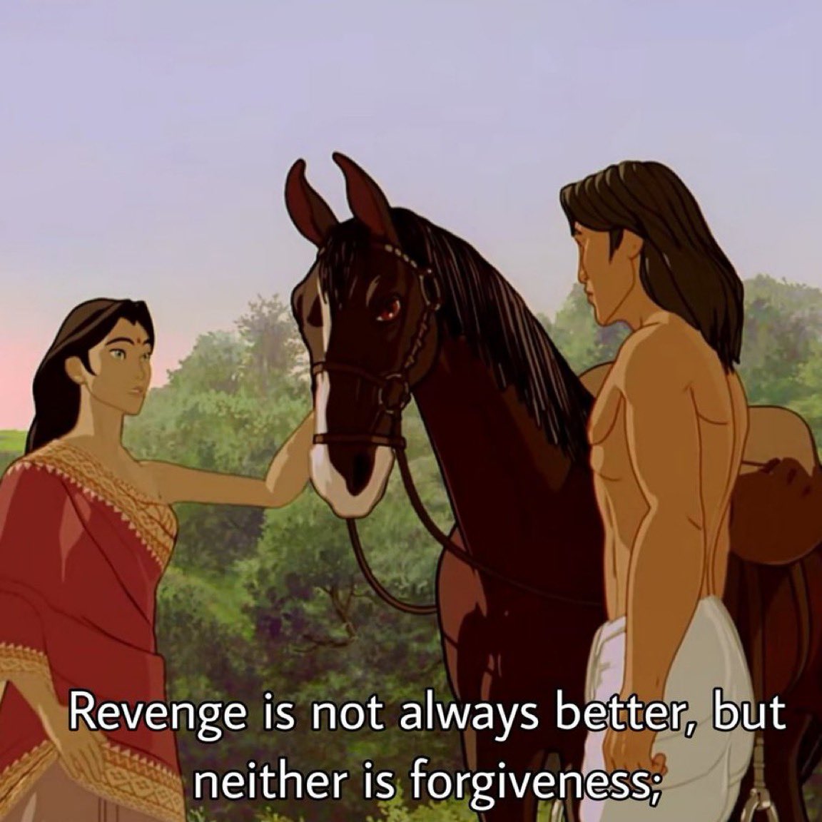 #Draupadi, #Mahabharat &amp; Lessons for the Women of Today.

While laying on her deathbed,
 Draupadi was asked one final question.

“Why did you hold on to revenge for so long?”

Her eyes closed, 
her voice calm, but firm.

 “Because if the #Kauravas could strip the dignity of a