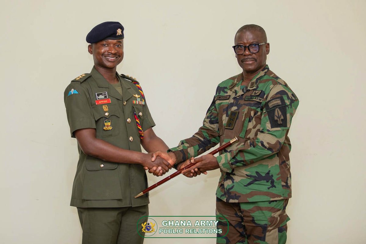 General Officer Commanding (GOC) Southern Command, Brig Gen Isaac Nicholas Paintsil, has paid a familiarisation visit to 1 Field Workshop in Burma Camp on Thursday, 19 June 2025.

Full story on our website
ga.mil.gh/blogs/goc-sout…