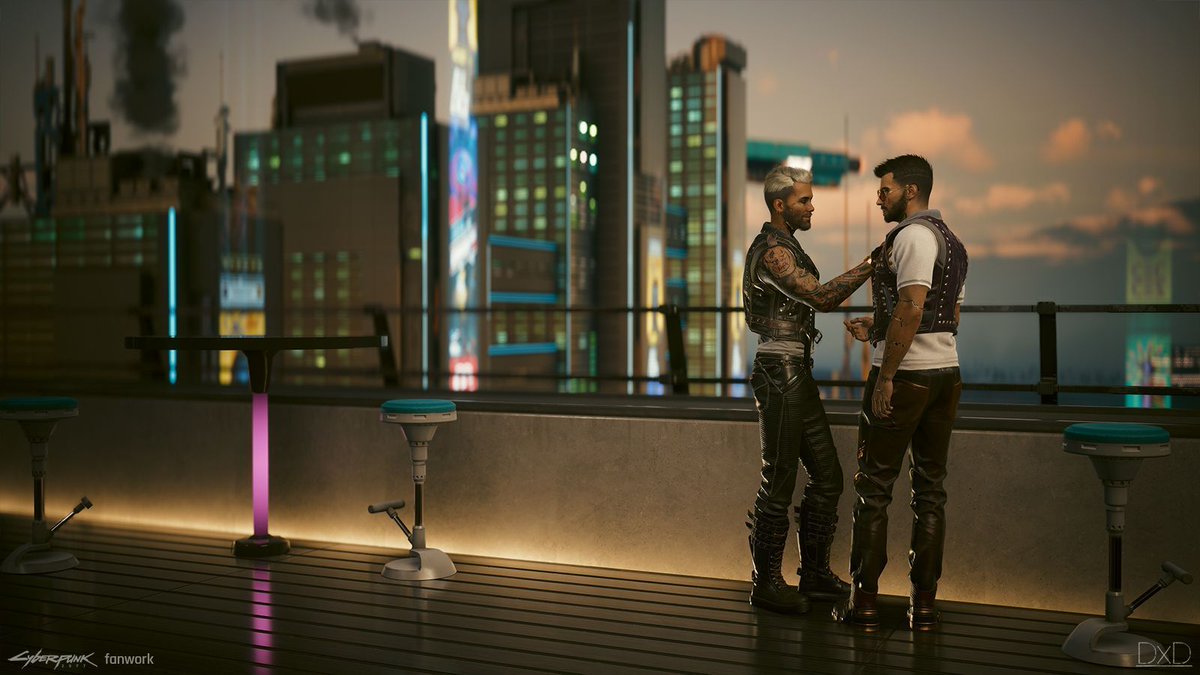 DexDevil23's tweet image. Have a nice weekend from my Vincent and Kerry.
@CyberpunkGame
#Cyberpunk2077 #KerryEurodyne #V