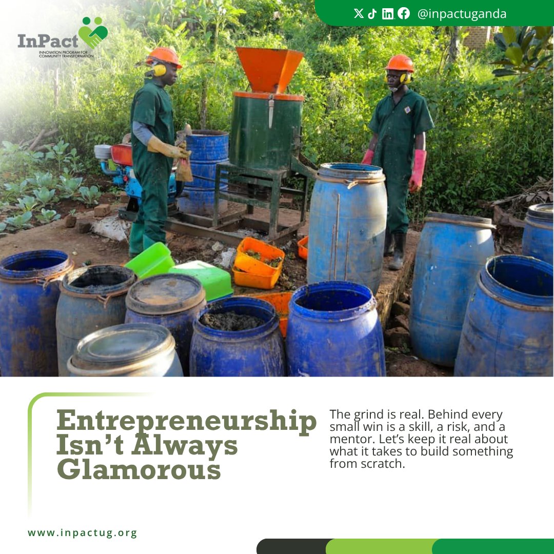 It's not always glamorous. But that's not what we are going for! Financial independence is the end goal and we are working to get young people there.

#InpactUganda