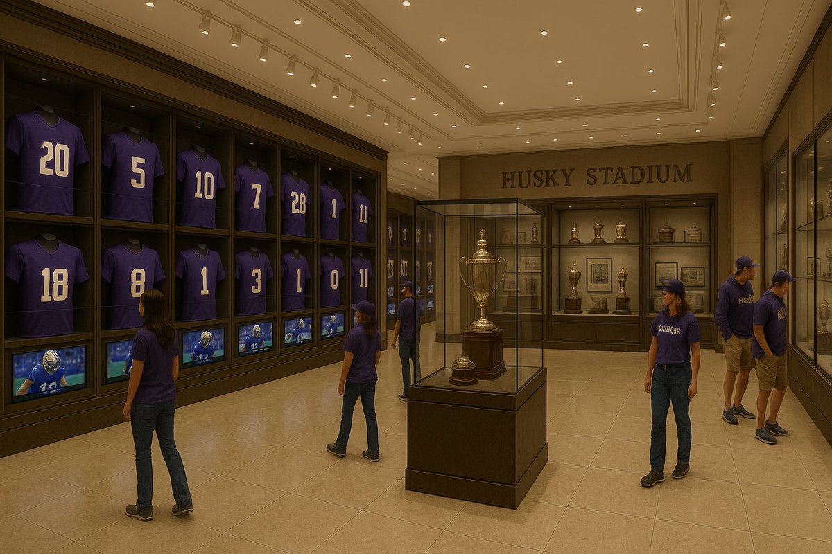 michael_udub's tweet photo. .@CoachJeddFisch, it is time for a dedicated football museum at Husky Stadium.  Do it for the fans and to show recruits that @UW_Football legends are remembered forever.  Most of the major programs have similar facilities.  Keep the Husky Fever Hall of Fame at Hec Ed for all other sports.  Happy to loan out items from my collection and know others who would do the same.  Go Dawgs!  🏈☔️