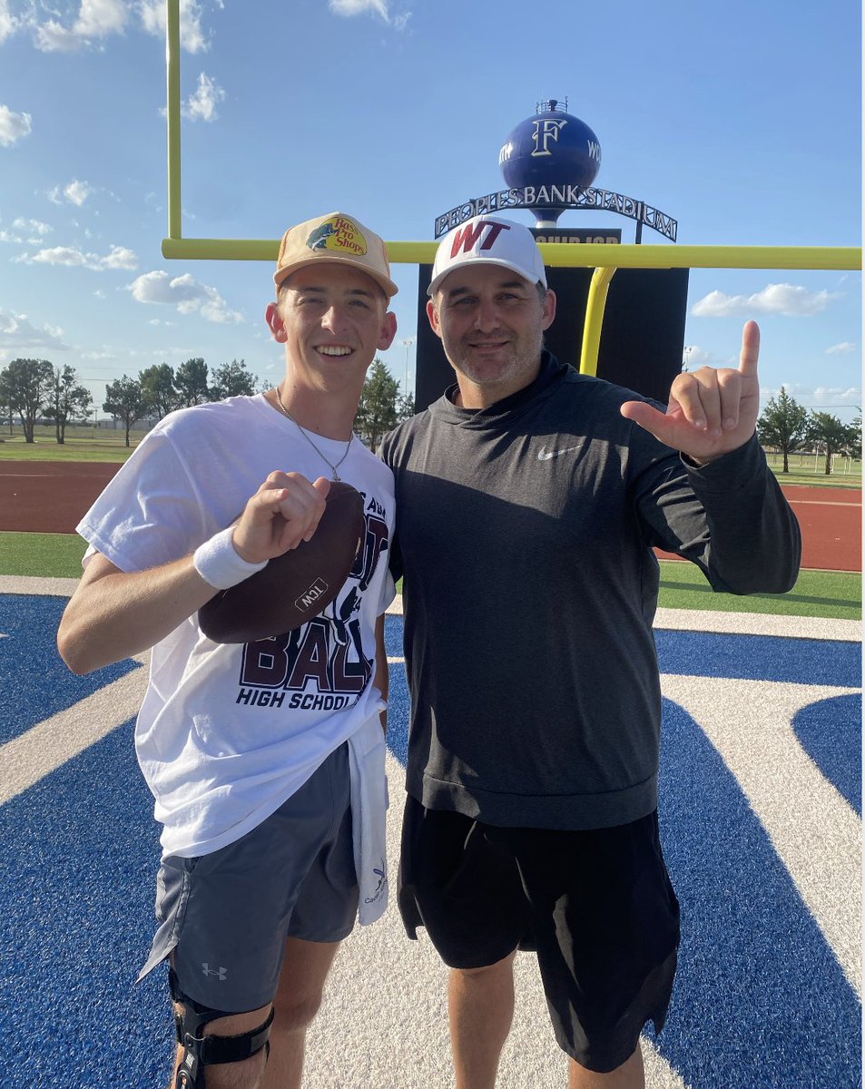 I had a great day learning and competing with <a href="/WTAMUFootball/">Buffalo Football</a> . Thanks for the Coaching <a href="/CoachJBane/">Justin Bane</a> .