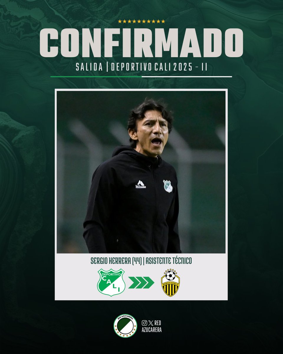 redazucarera's tweet photo. ❌ Sergio 'Barranca' Herrera abandonará el Deportivo Cali tras casi tres años en la institución. https://t.co/ojArNWE9vn