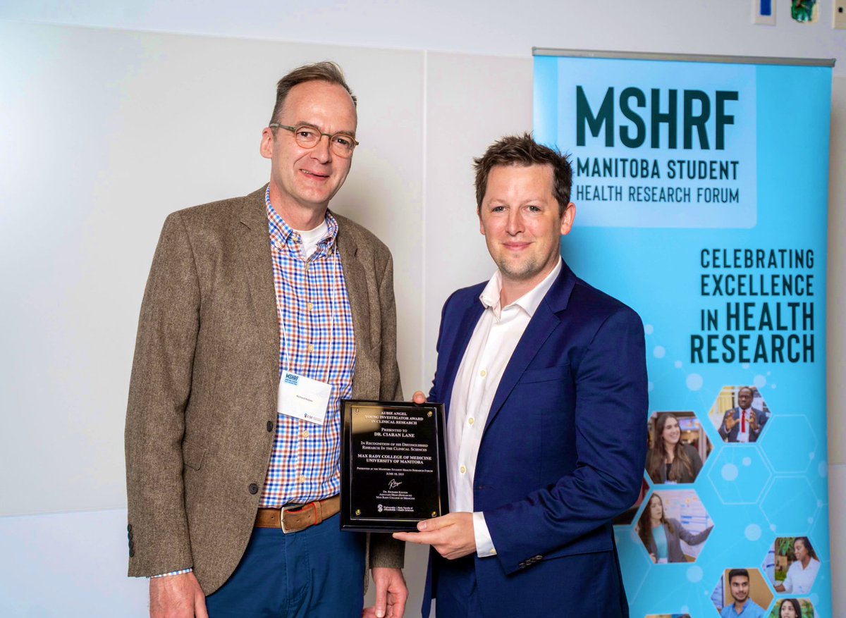 Ciarán Lane (@drciaranlane) on Twitter photo Just awarded the Aubie Angel Young Investigator Award in Clinical Research — an incredible honour named after Dr. Aubie Angel, a pioneer in endocrine research. Grateful to contribute to a legacy of clinical excellence and discovery. <a href="/CancerCareMB/">CancerCare Manitoba</a> <a href="/hsc_winnipeg/">HSC Winnipeg</a> <a href="/UM_RadyFHS/">U of M Rady Faculty</a> Just awarded the Aubie Angel Young Investigator Award in Clinical Research — an incredible honour named after Dr. Aubie Angel, a pioneer in endocrine research. Grateful to contribute to a legacy of clinical excellence and discovery. <a href="/CancerCareMB/">CancerCare Manitoba</a> <a href="/hsc_winnipeg/">HSC Winnipeg</a> <a href="/UM_RadyFHS/">U of M Rady Faculty</a>