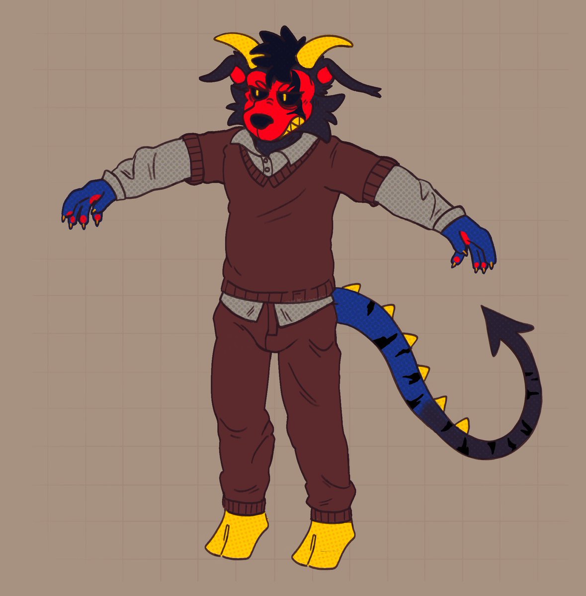 Love having my naked ass ocs wear clothes