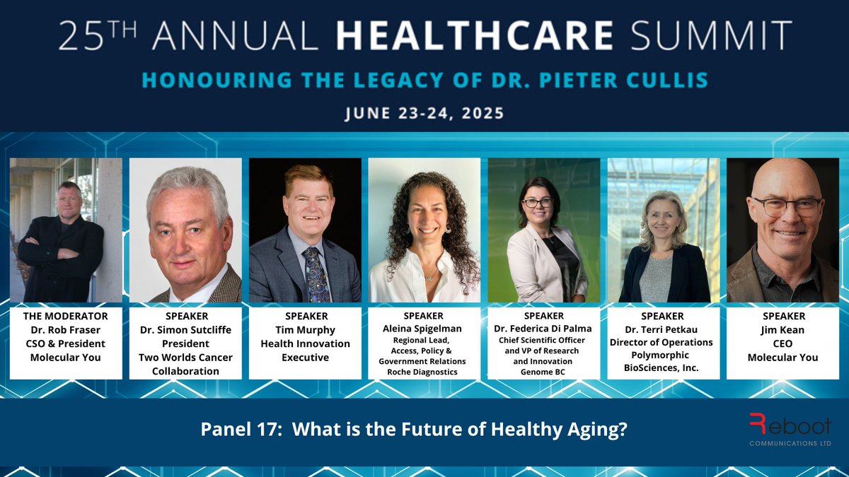 👉 What is the Future of Healthy Aging?

We’re closing #HCS25 with a powerhouse panel of leaders shaping the future of longevity, precision health, and biomedical innovation.

📅 June 23–24, 2025 |📍 Vancouver, BC
🎟 Register now 👉 healthcaresummit.ca

#LongevitySummit