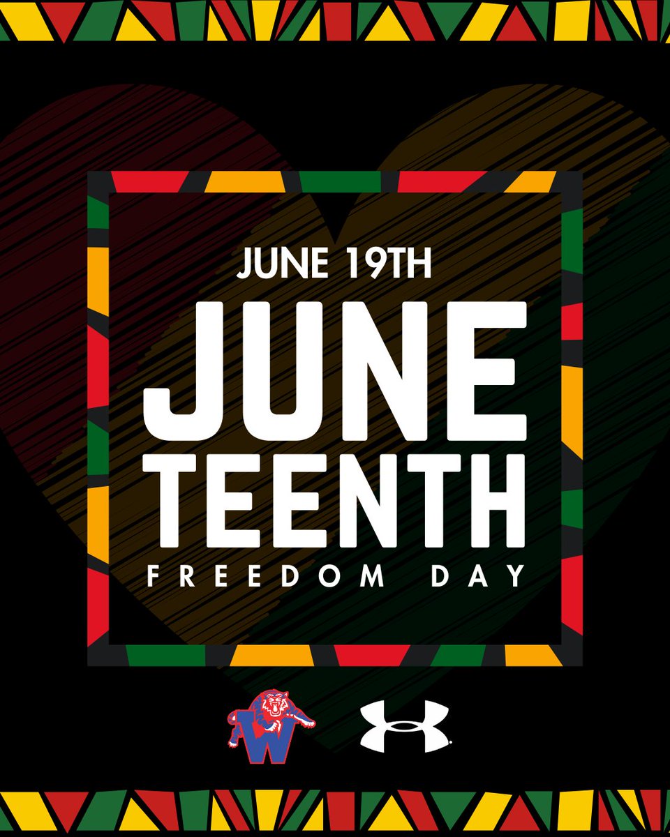 WHSTigersFB's tweet image. Not just Texas history, but American history! Happy Freedom Day!
#Juneteenth2025