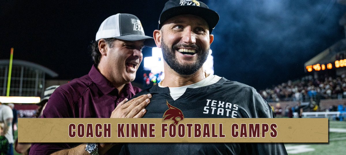Marcus Cain Jr (@marcus_cainjrd1) on Twitter photo I will be competing at <a href="/TXSTATEFOOTBALL/">Texas State Football</a>’s football camp tomorrow.
<a href="/CoachThompson08/">Coach Thompson</a> <a href="/CoachBailiffFB/">David Bailiff</a> <a href="/hayden_wall/">Hayden Wall</a> <a href="/HoffmanHayden/">Hayden Hoffman</a> <a href="/Rivals/">Rivals</a> <a href="/BritishWalker2/">Raw Exposure</a> <a href="/WRHitList/">WR Hit List</a> <a href="/PrepRedzoneTX/">Prep Redzone Texas</a> <a href="/_EliteProspects/">🚨Elite Prospects🚨</a> <a href="/SportPrepX/">SportPrepX</a> <a href="/GridironFootbal/">Gridiron Football®</a> <a href="/nxt1sports/">NXT 1</a> <a href="/LANCEOSRN/">LANCEO'S RECRUITING NETWORK</a> <a href="/RecruitCentral3/">RecruitCentralTexas</a> <a href="/Centex_Recruits/">CentralTXProspects</a> I will be competing at <a href="/TXSTATEFOOTBALL/">Texas State Football</a>’s football camp tomorrow.
<a href="/CoachThompson08/">Coach Thompson</a> <a href="/CoachBailiffFB/">David Bailiff</a> <a href="/hayden_wall/">Hayden Wall</a> <a href="/HoffmanHayden/">Hayden Hoffman</a> <a href="/Rivals/">Rivals</a> <a href="/BritishWalker2/">Raw Exposure</a> <a href="/WRHitList/">WR Hit List</a> <a href="/PrepRedzoneTX/">Prep Redzone Texas</a> <a href="/_EliteProspects/">🚨Elite Prospects🚨</a> <a href="/SportPrepX/">SportPrepX</a> <a href="/GridironFootbal/">Gridiron Football®</a> <a href="/nxt1sports/">NXT 1</a> <a href="/LANCEOSRN/">LANCEO'S RECRUITING NETWORK</a> <a href="/RecruitCentral3/">RecruitCentralTexas</a> <a href="/Centex_Recruits/">CentralTXProspects</a>
