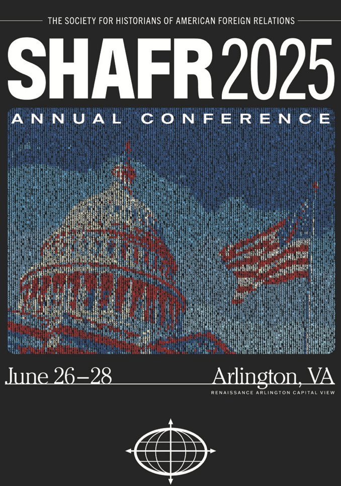Christopher Nichols @CMcKNichols.bsky.social (@cmcknichols) on Twitter photo Coming up next week - June 26-28, 2025, the annual conference of the Society for Historians of American Foreign Relations (#SHAFR) <a href="/SHAFRhistorians/">SHAFR Historians</a> in Arlington, VA, check out this amazing program, honored to a part <a href="/The_OAH/">Organization of American Historians</a> <a href="/HDiplo/">H-Diplo, with RJISSF</a> shafr.org/assets/docs/SH… Coming up next week - June 26-28, 2025, the annual conference of the Society for Historians of American Foreign Relations (#SHAFR) <a href="/SHAFRhistorians/">SHAFR Historians</a> in Arlington, VA, check out this amazing program, honored to a part <a href="/The_OAH/">Organization of American Historians</a> <a href="/HDiplo/">H-Diplo, with RJISSF</a> shafr.org/assets/docs/SH…