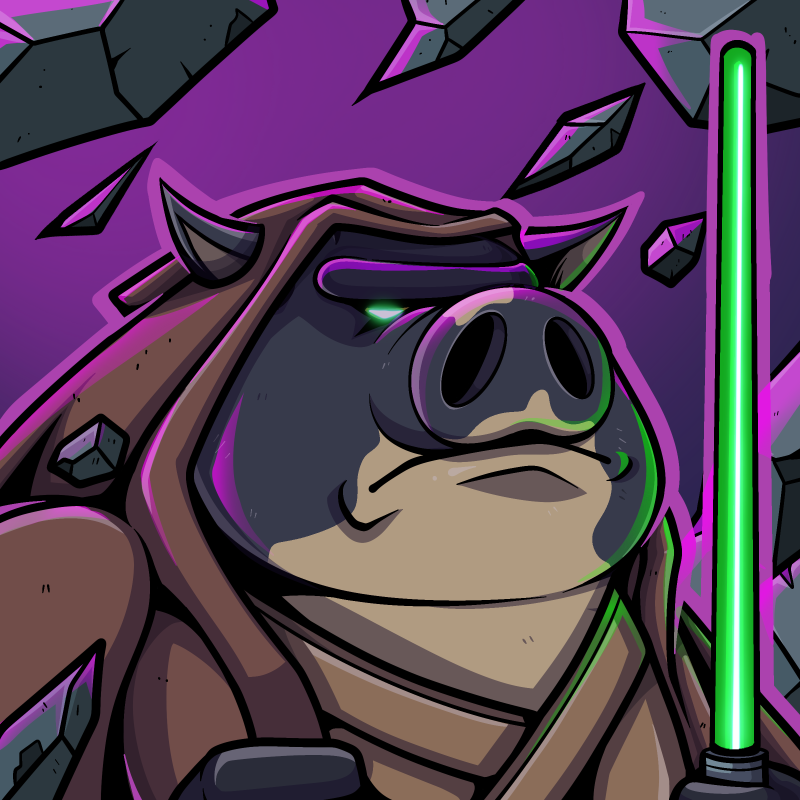 Good Morning ☕️

16th days of Posting on <a href="/NikePig_ADA/">NikePig</a> 🐷         

TRAITS : ( Jedi )               

Body - 1/1     
Eyes -  1/1         
Head - 1/1         
Nose - 1/1       
Tier -  Elder      
Clothes -  1/1        
Background - 1/1  

$ADA