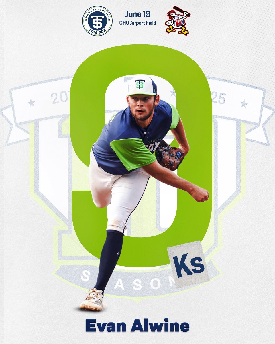 Absolute gas from Evan Alwine (<a href="/AlwineEvan/">Evan Alwine</a>) tonight on the mound! 🔥👊

Longest outing by a Sox pitcher all season - 6.0 IP 😤
Most strikeouts by a Sox pitcher all season - 9 Ks 💥

#GoSox