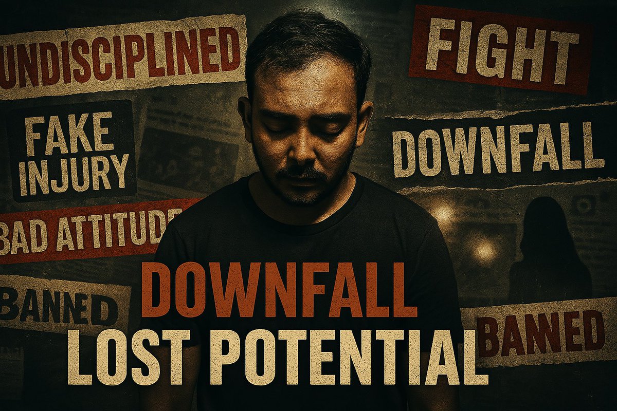 A prodigy. But a fallen star. This is the shocking rise and tragic fall of Prithvi Shaw

🧵 How Prithvi Shaw Went From India’s Next Sachin to Vanishing from Cricket (All Incidents)🧵