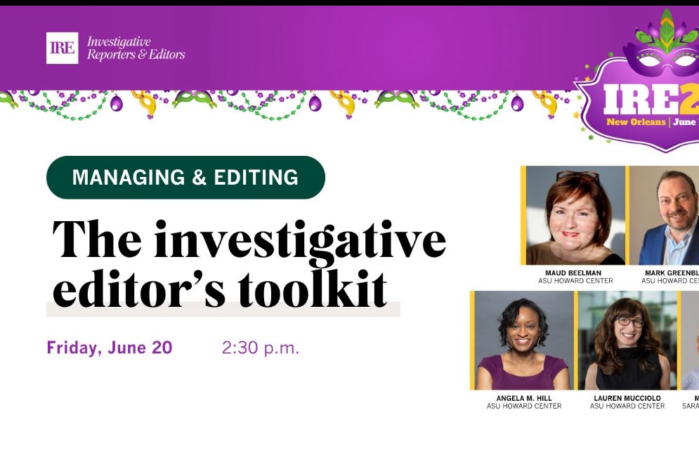 Had hoped to dine w/!these ladies during first day at #IRE25. These are some of the most influential women in journalism - and good friends - so I hope we’ll manage to connect.  (L) Wendi C. Thomas of MLK50, Cheryl W. Thompson of NPR and Katrease Stafford of Reuters.