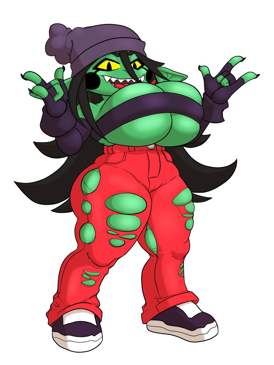 A fresh look for a City Goblin <a href="/PimjackGoblin/">Pimjack</a>.
Commissioned by: <a href="/RubbishSoldier/">Jake</a>
Outfit Referenced from artist: <a href="/ChampChidi/">𝕮.𝕮</a>