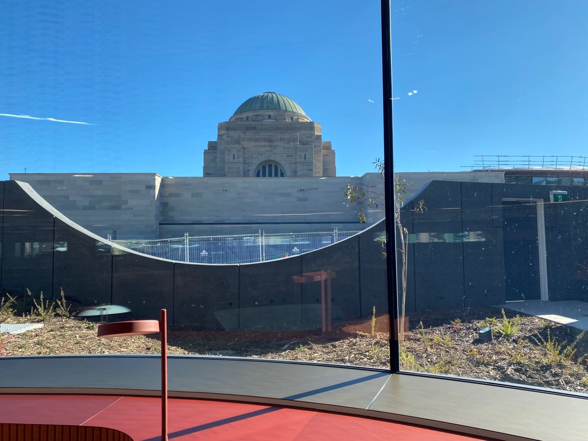 Am not a fan of the War Memorial extension, but the new reading room in the archives has a great view.