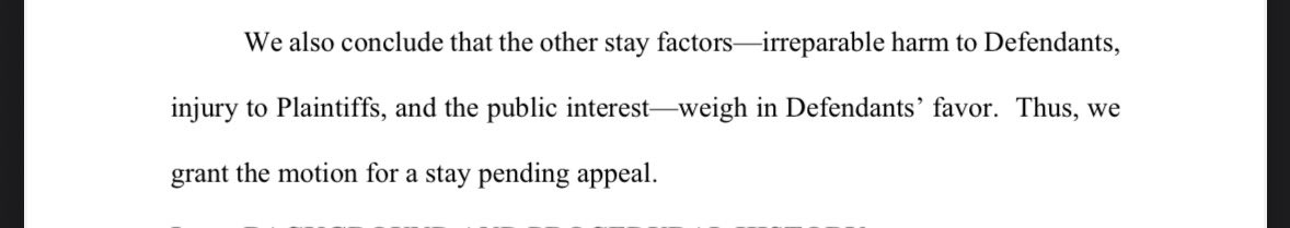 BREAKING: A federal appeals court has indefinitely blocked Judge Breyer’s order to put Gavin Newsom back in control of the National Guard.

The three-judge panel, which included two Trump and one Biden appointee, was unanimous.