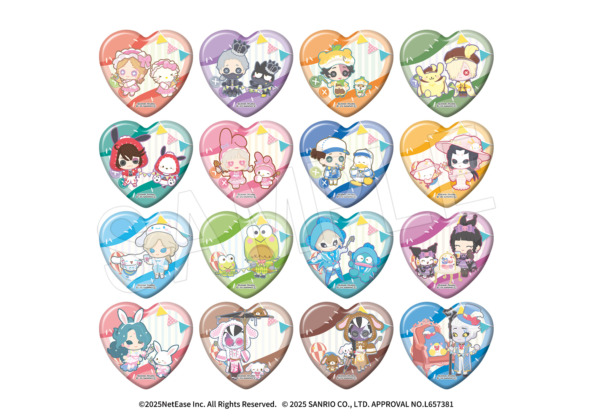 日本全国送料無料商品人気ランキング 第五人格×サンリオキャラクターズ」展【公式】 on X:  ピンズ・ピンバッジ・缶バッジ