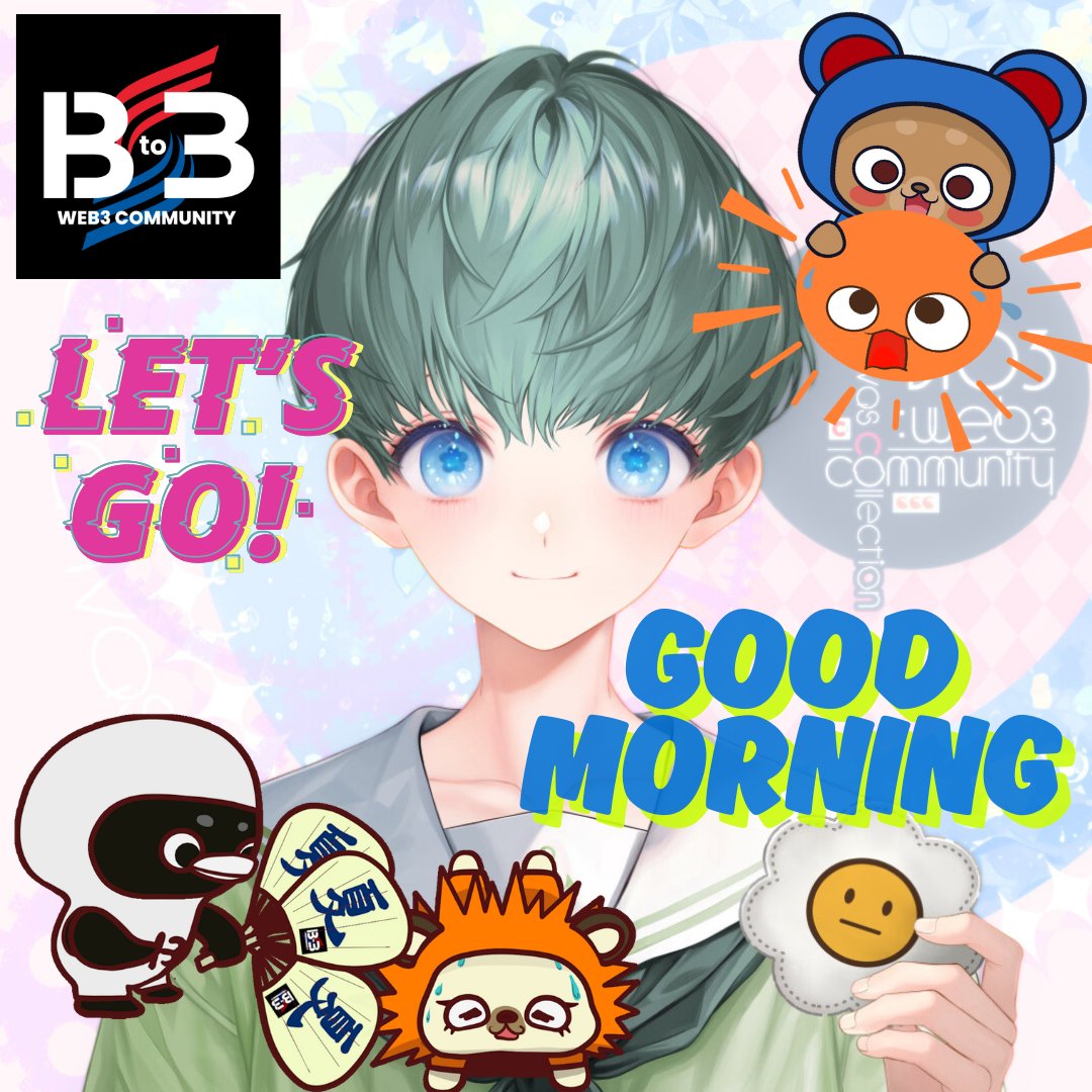 gomachobi_nft's tweet image. こんにちは☀
曇り空だけど紫外線MAX💔
うっかり日焼けに気をつけましょ

＠B_to_3 #NFTs #Web3Communit