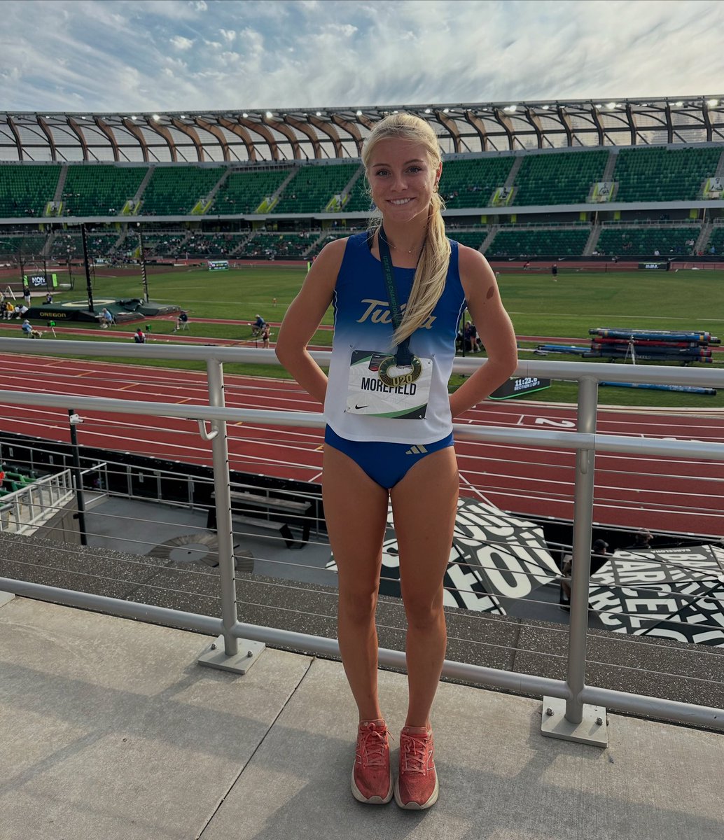 🏆 𝐔𝟐𝟎 𝐍𝐚𝐭𝐢𝐨𝐧𝐚𝐥 𝐂𝐡𝐚𝐦𝐩𝐢𝐨𝐧 🏆

CONGRATULATIONS to Sara Morefield on winning the U20 USATF Steeplechase title in 10:38.86! 🥇

#ReignCane