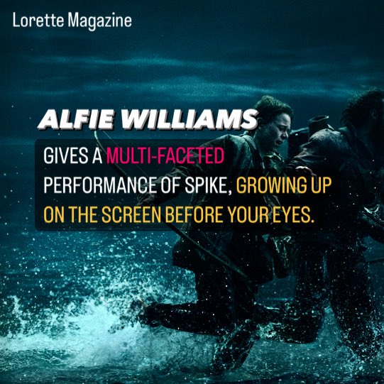 MagazineLorette's tweet image. As time goes on, the character builds both in strength and bravery. Gone is the essence of a terrified child, and it is replaced by a young warrior who is forced to realize his life’s purpose in a matter of days. #28yearslater